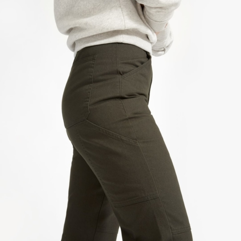 Everlane Carpenter Pant in Rosin (Dark Green)